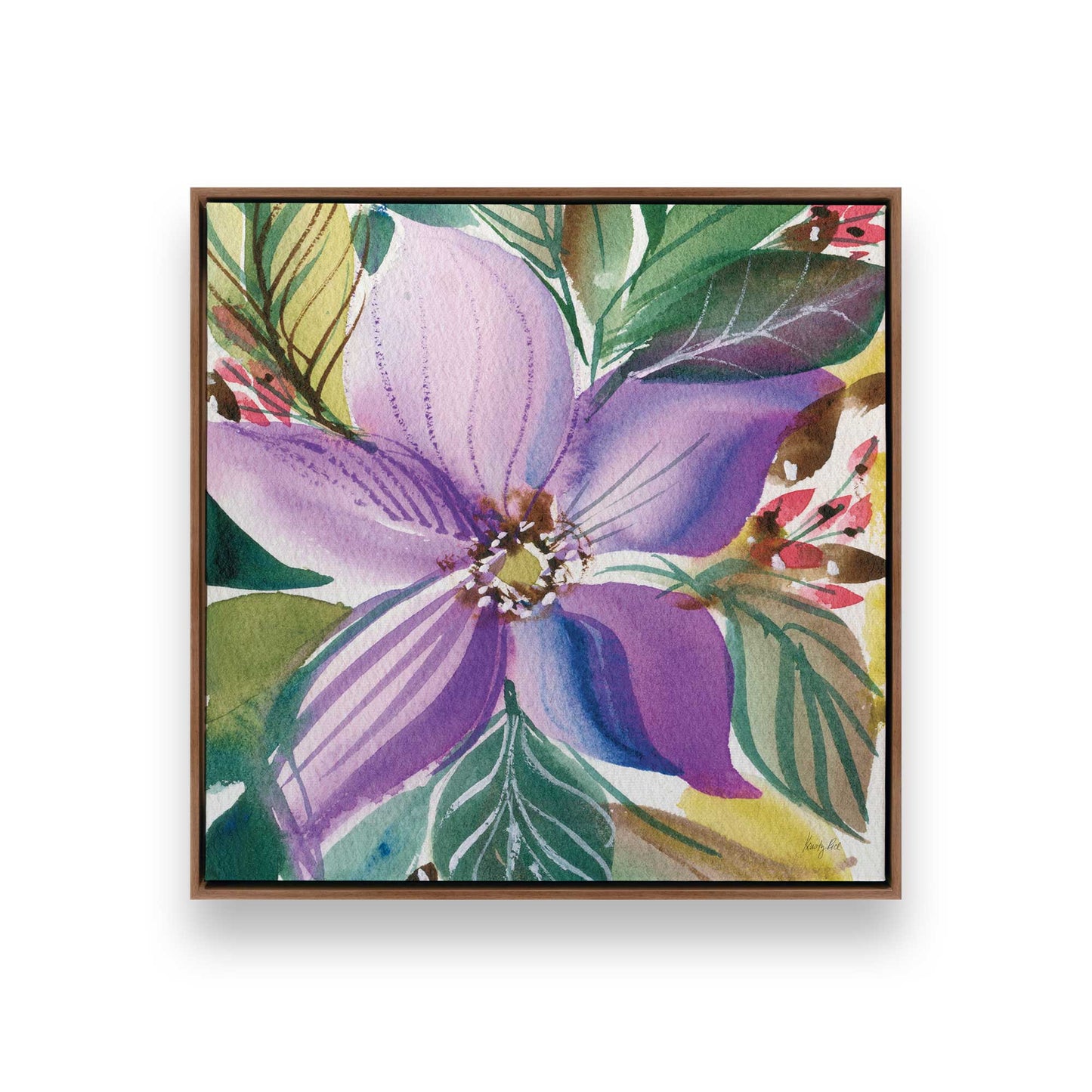 [Color:Walnut], Picture of art in a Walnut frame