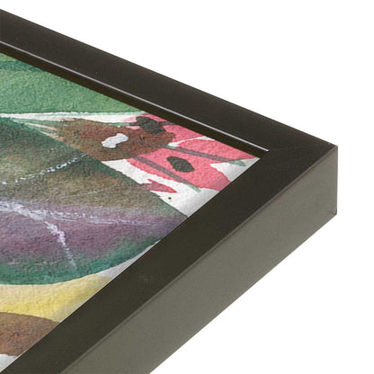 [Color:Satin Black], Picture of art in a Satin Black frame at an angle