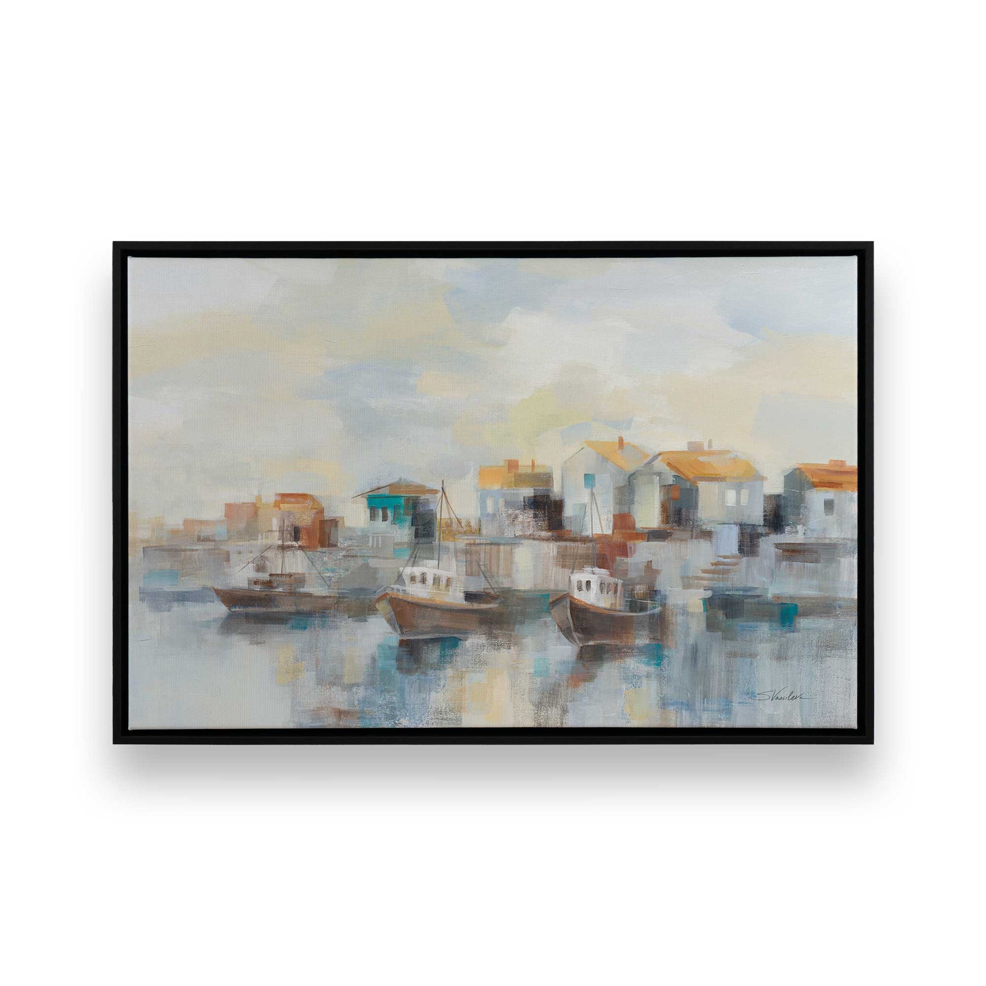 [Color:Satin Black], Picture of art in a Satin Black frame