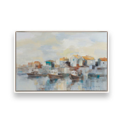 [Color:Opaque White], Picture of art in a White frame