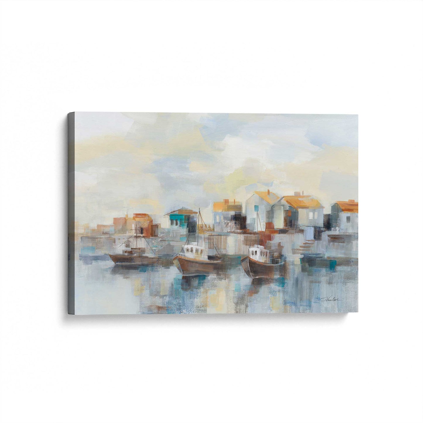 [Color:Stretched Canvas], Picture of art at an angle