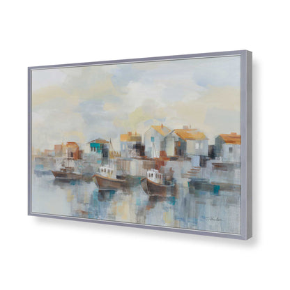 [Color:Polished Chrome], Picture of art in a Polished Chrome frame of the corner