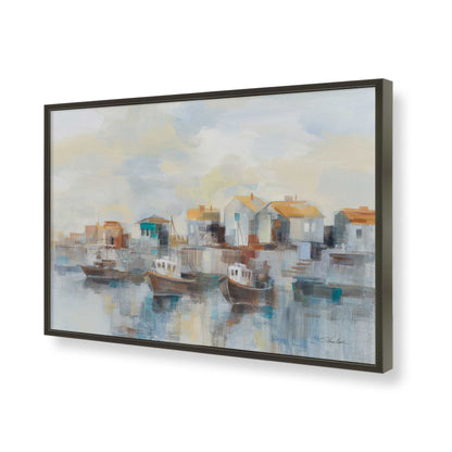 [Color:Satin Black], Picture of art in a Satin Black frame of the corner