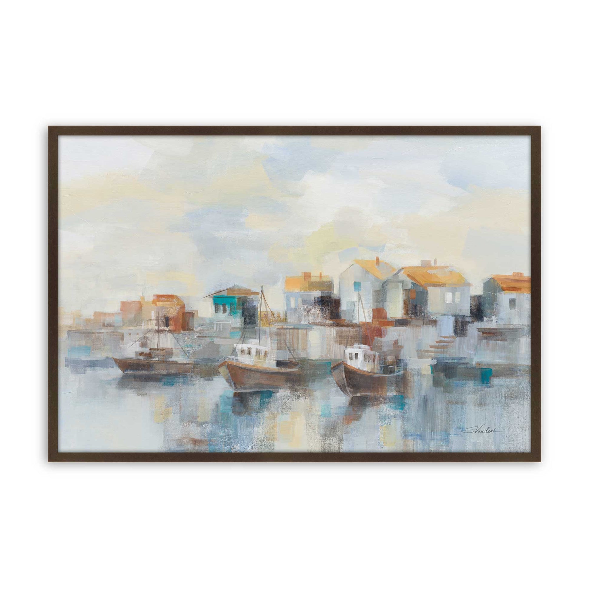 [Color:Belvinder Brown], Picture of art in a Belvinder Brown frame