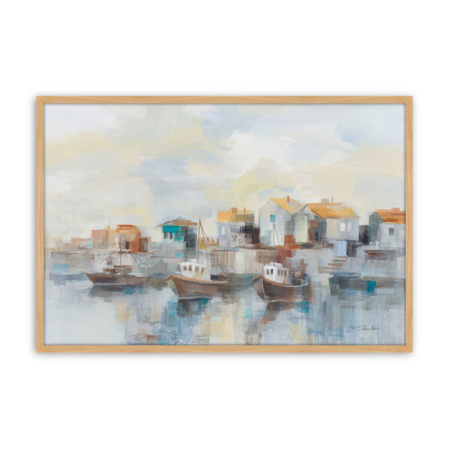 [Color:American Maple], Picture of art in a American Maple frame