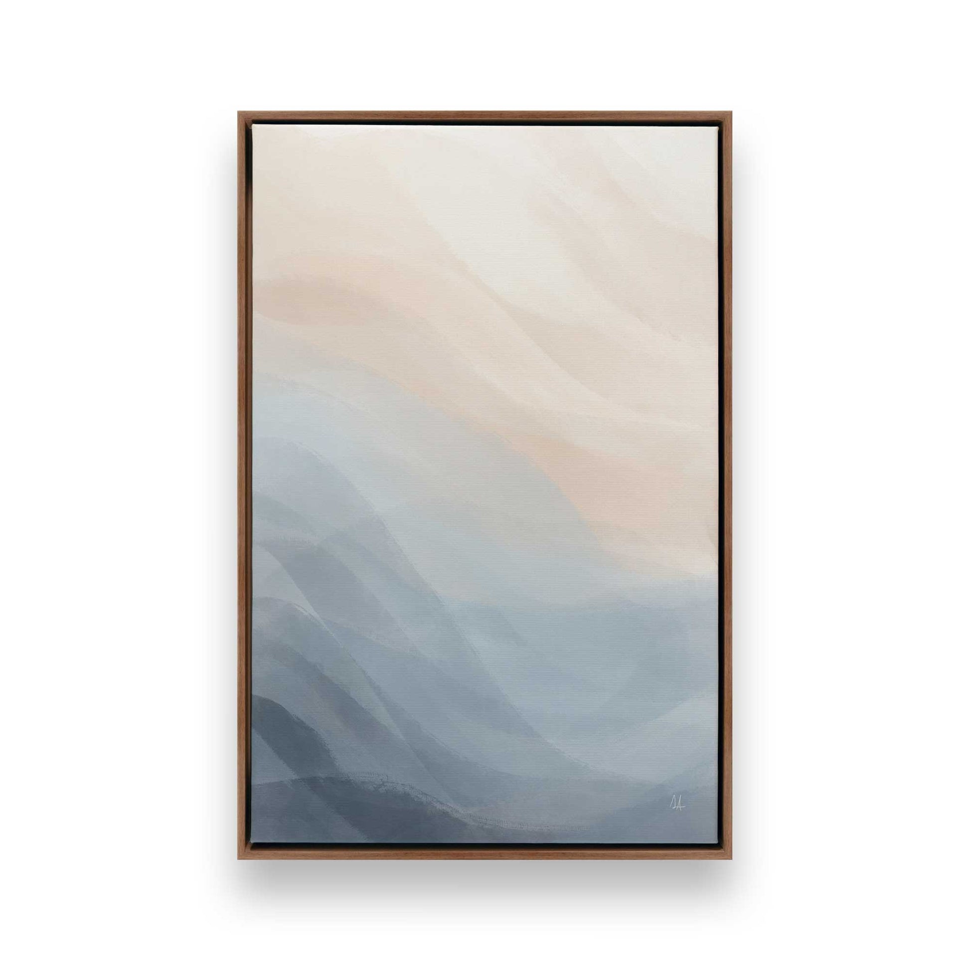 [Color:Walnut], Picture of art in a Walnut frame