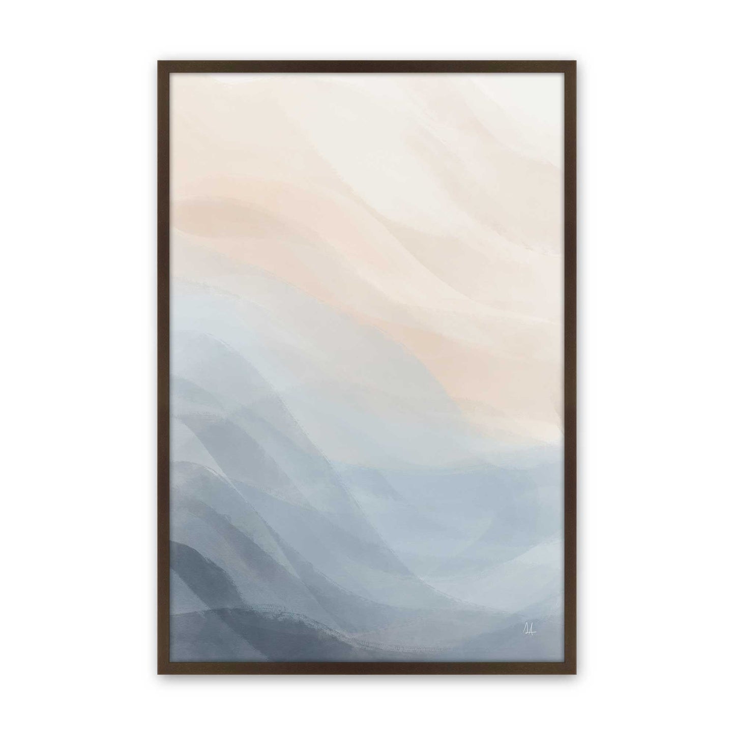 [Color:Belvinder Brown], Picture of art in a Belvinder Brown frame