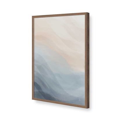 [Color:Walnut], Picture of art in a Walnut frame of the corner