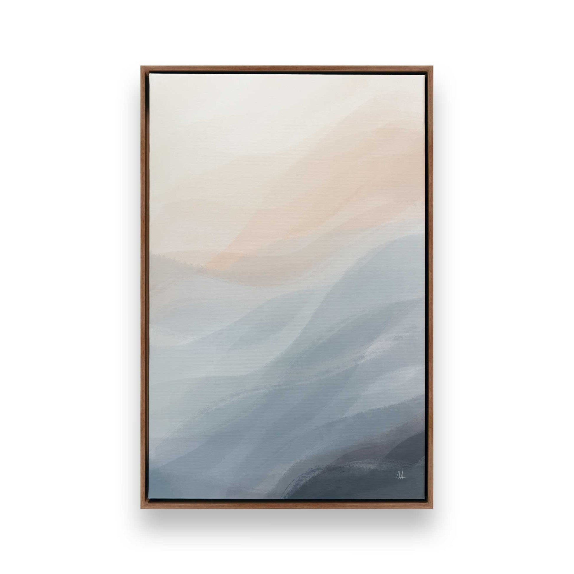 [Color:Walnut], Picture of art in a Walnut frame