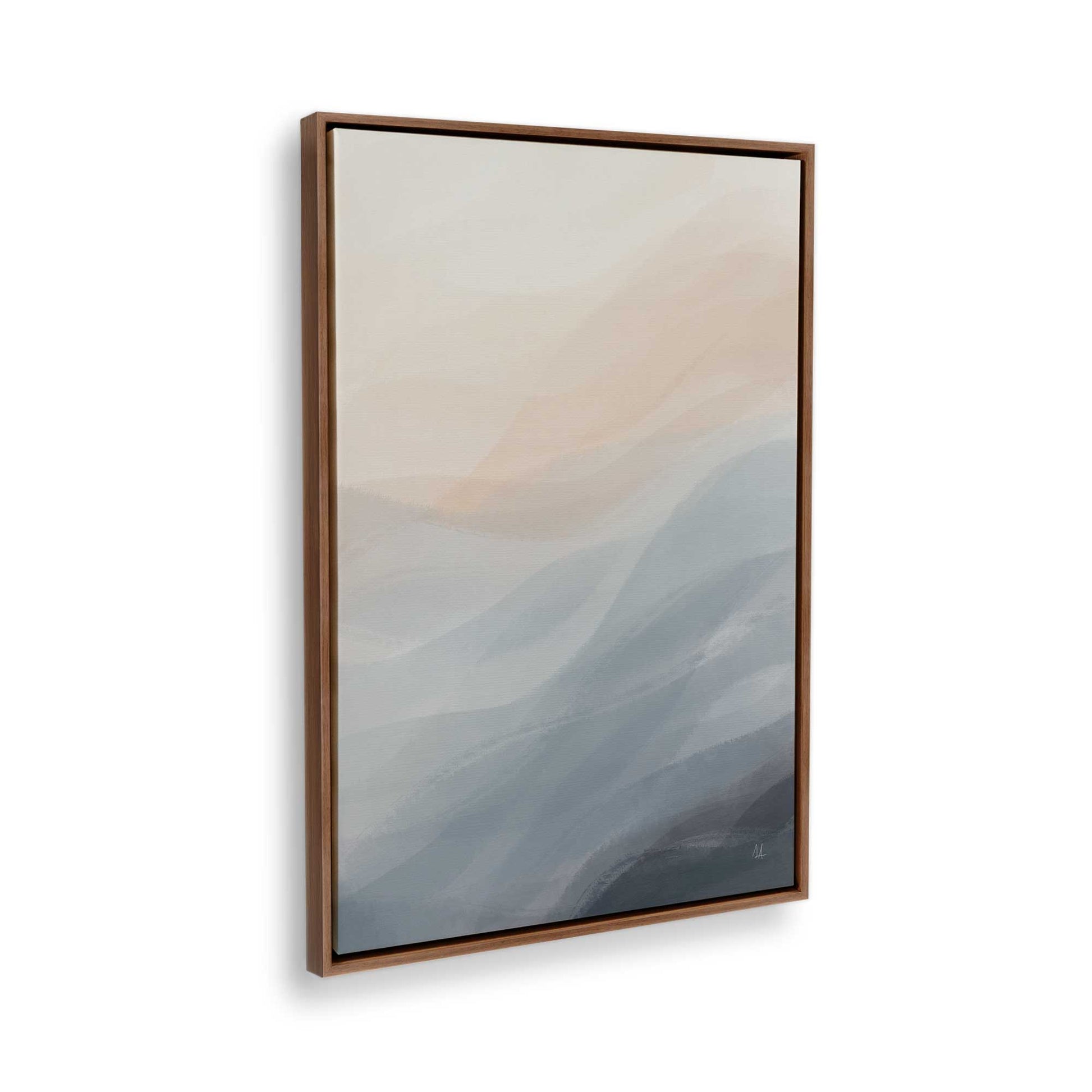 [Color:Walnut], Picture of the corner of the art