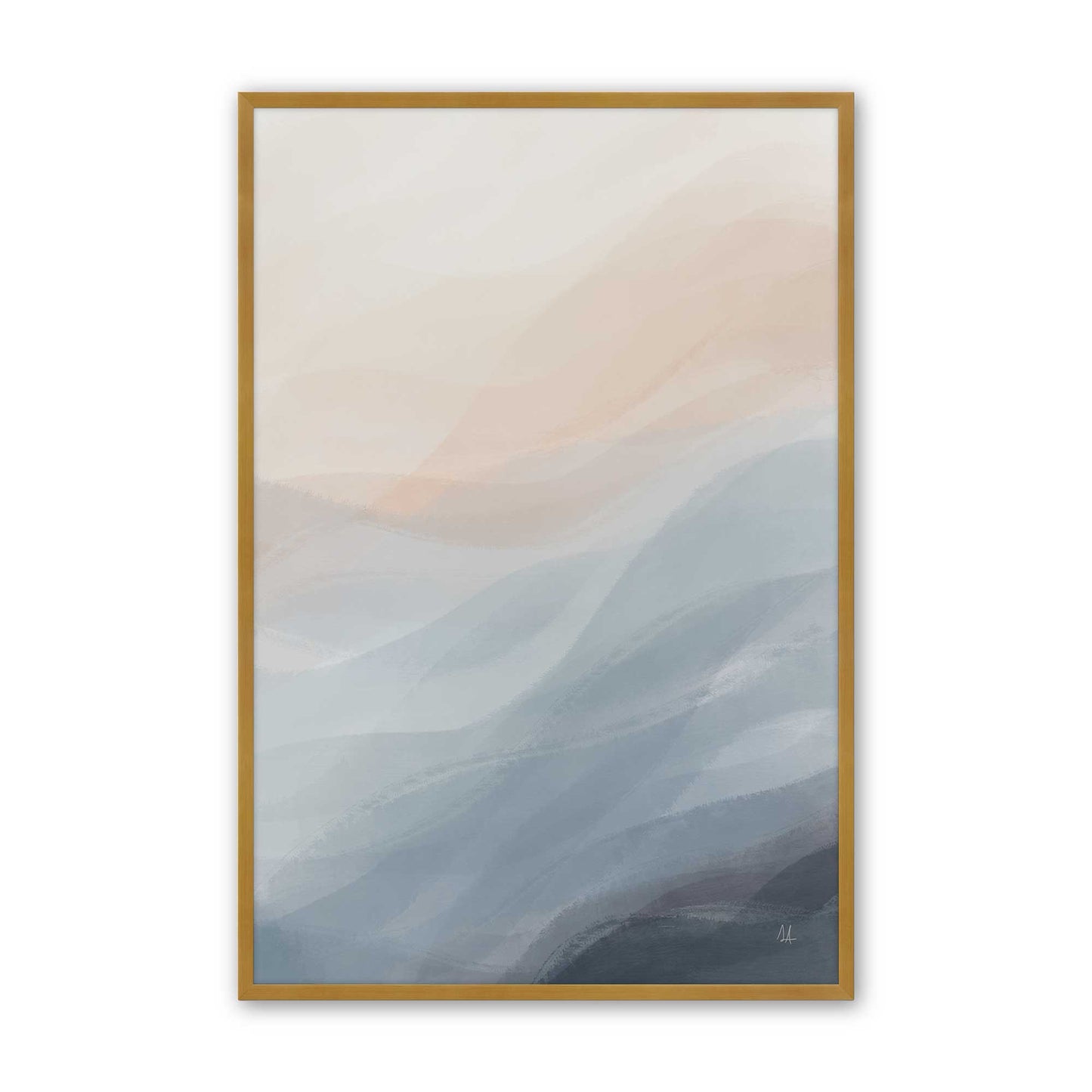[Color:Polished Gold], Picture of art in a Polished Gold frame