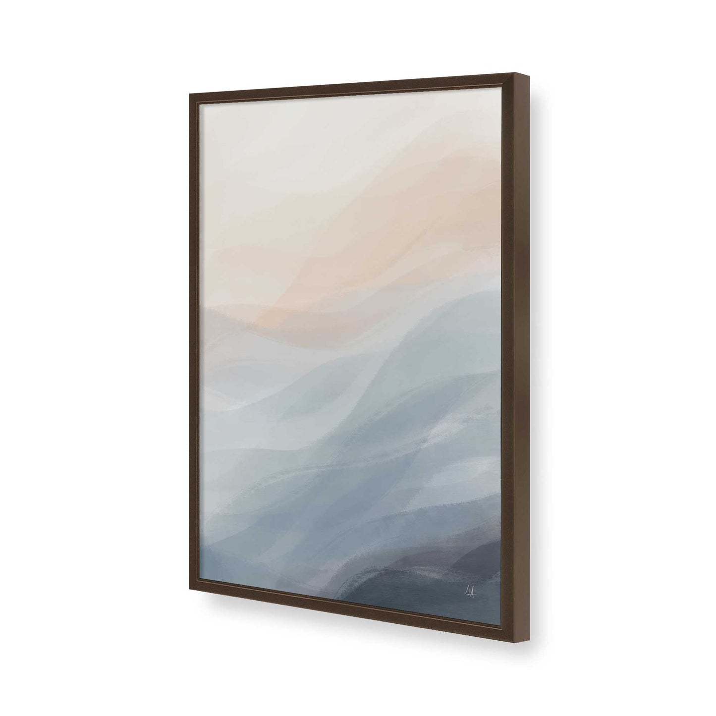 [Color:Belvinder Brown], Picture of art in a Belvinder Brown frame of the corner