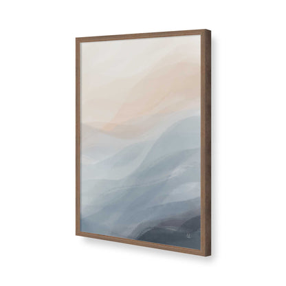 [Color:Walnut], Picture of art in a Walnut frame of the corner