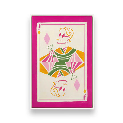 [Color:Opaque White], Picture of art in a White frame