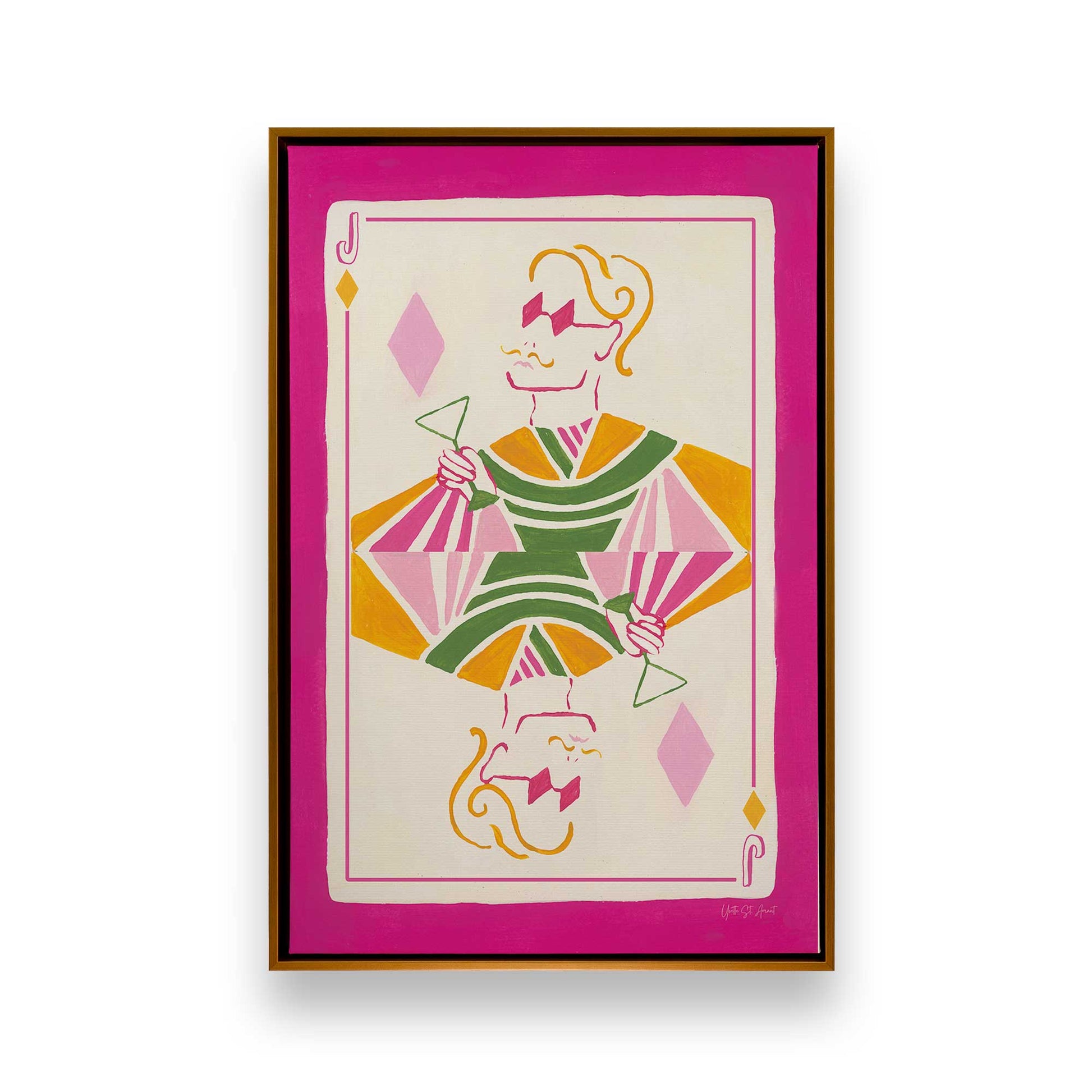 [Color:Polished Gold], Picture of art in a Polished Gold frame