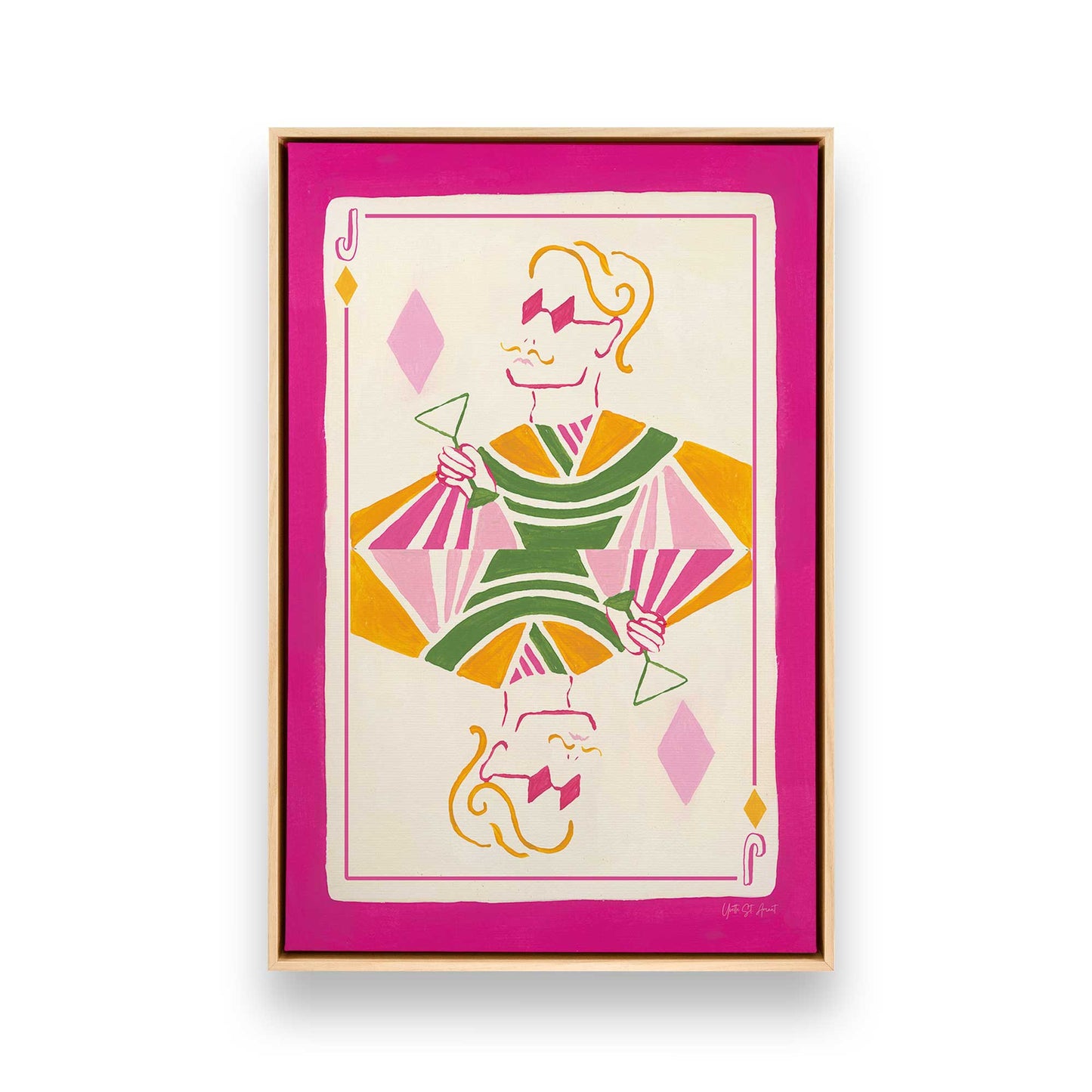 [Color:American Maple], Picture of art in a American Maple frame