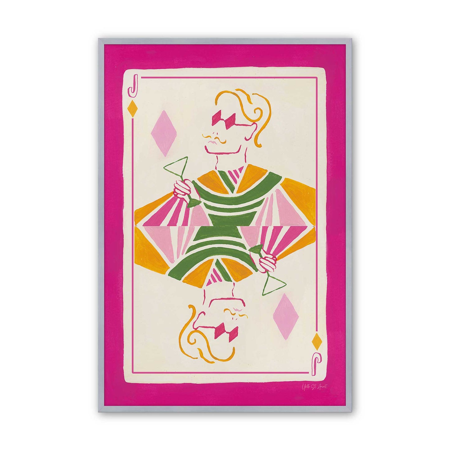 [Color:Polished Chrome], Picture of art in a Polished Chrome frame