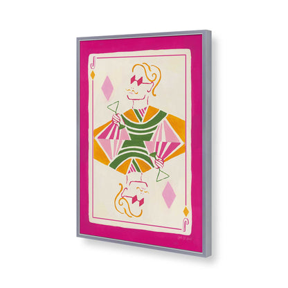 [Color:Polished Chrome], Picture of art in a Polished Chrome frame of the corner