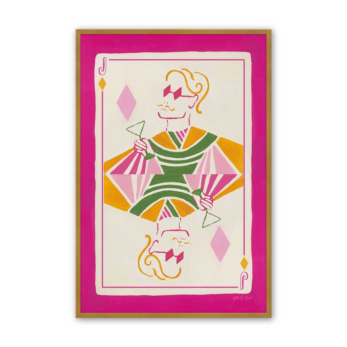 [Color:Polished Gold], Picture of art in a Polished Gold frame