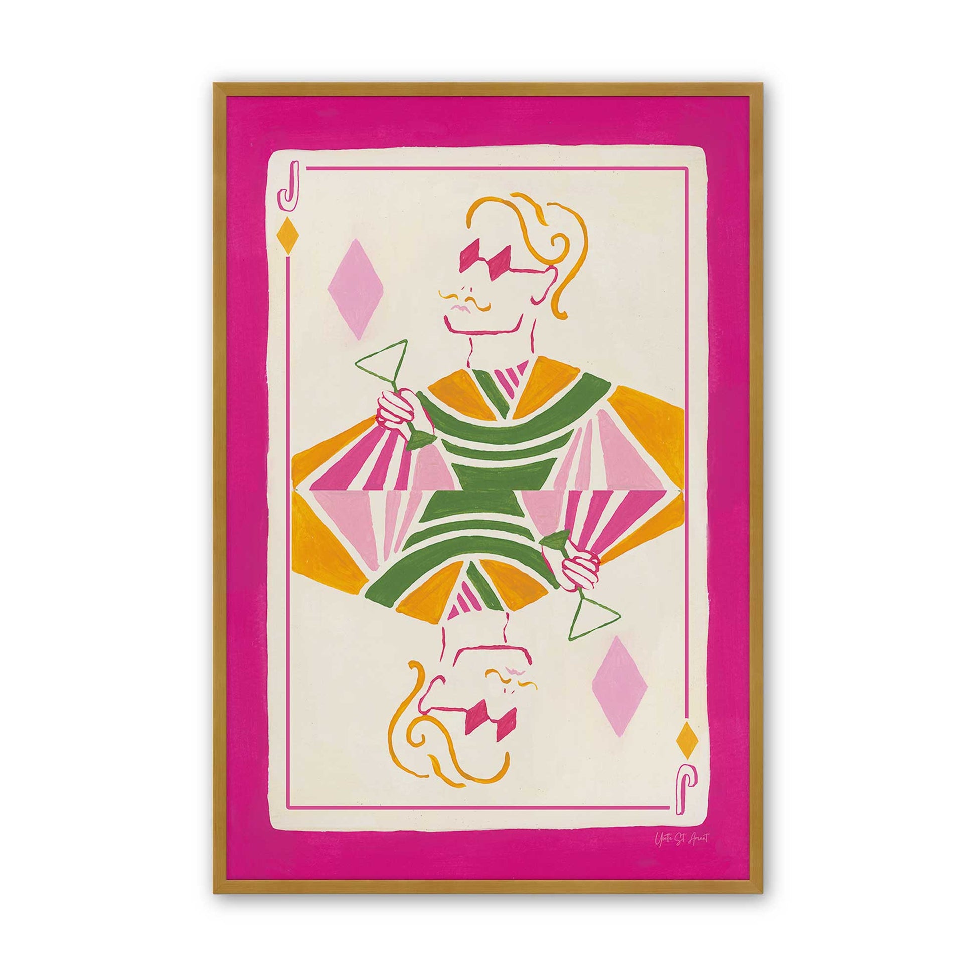 [Color:Polished Gold], Picture of art in a Polished Gold frame