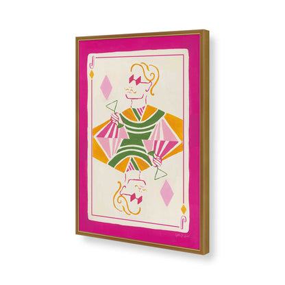 [Color:Polished Gold], Picture of art in a Polished Gold frame of the corner