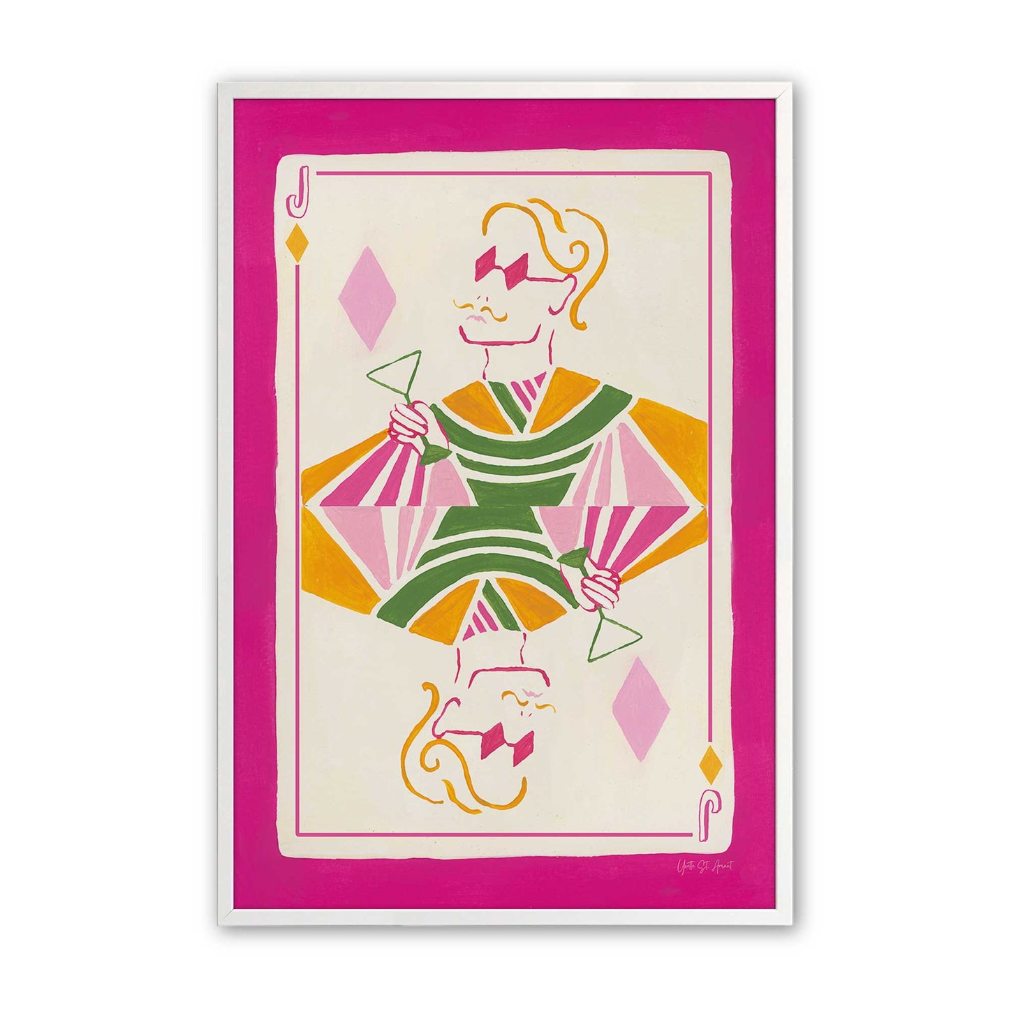 [Color:Opaque White], Picture of art in a Opaque White frame