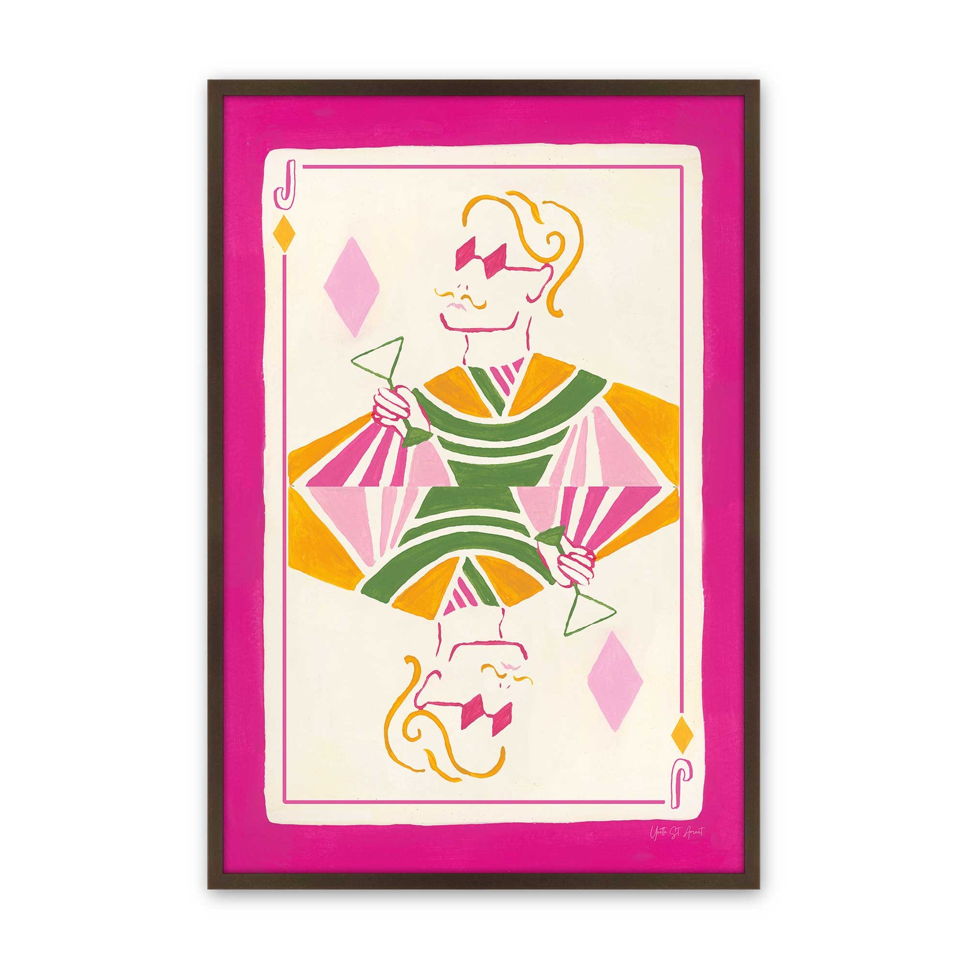 [Color:Belvinder Brown], Picture of art in a Belvinder Brown frame