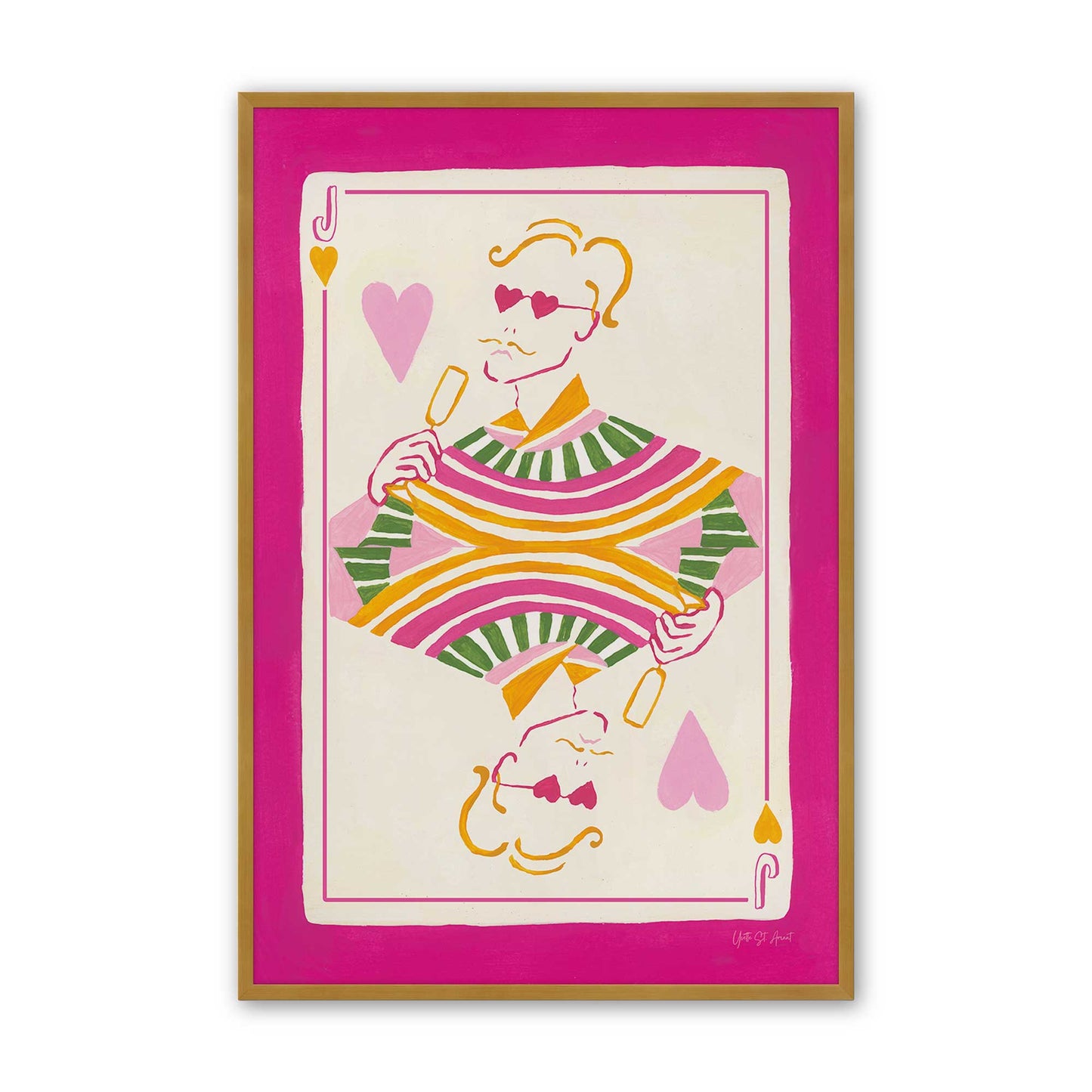 [Color:Polished Gold], Picture of art in a Polished Gold frame