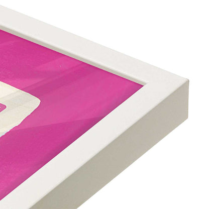 [Color:Opaque White], Picture of art in a Opaque White frame at an angle