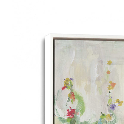[Color:Opaque White], Picture of art in a White frame at an angle