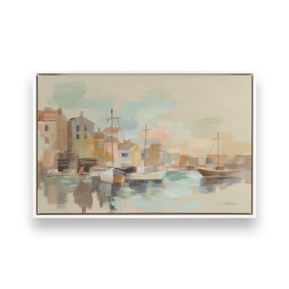 [Color:Opaque White], Picture of art in a White frame
