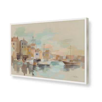 [Color:Opaque White], Picture of art in a Opaque White frame of the corner