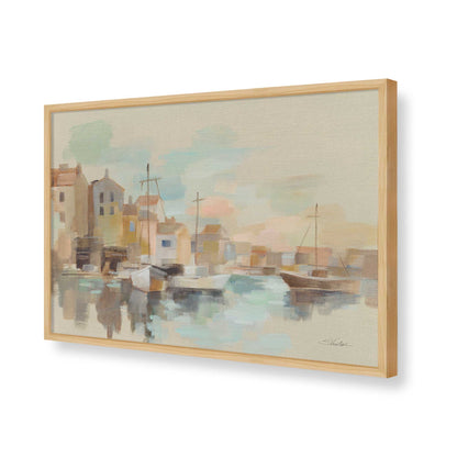 [Color:American Maple], Picture of art in a American Maple frame of the corner