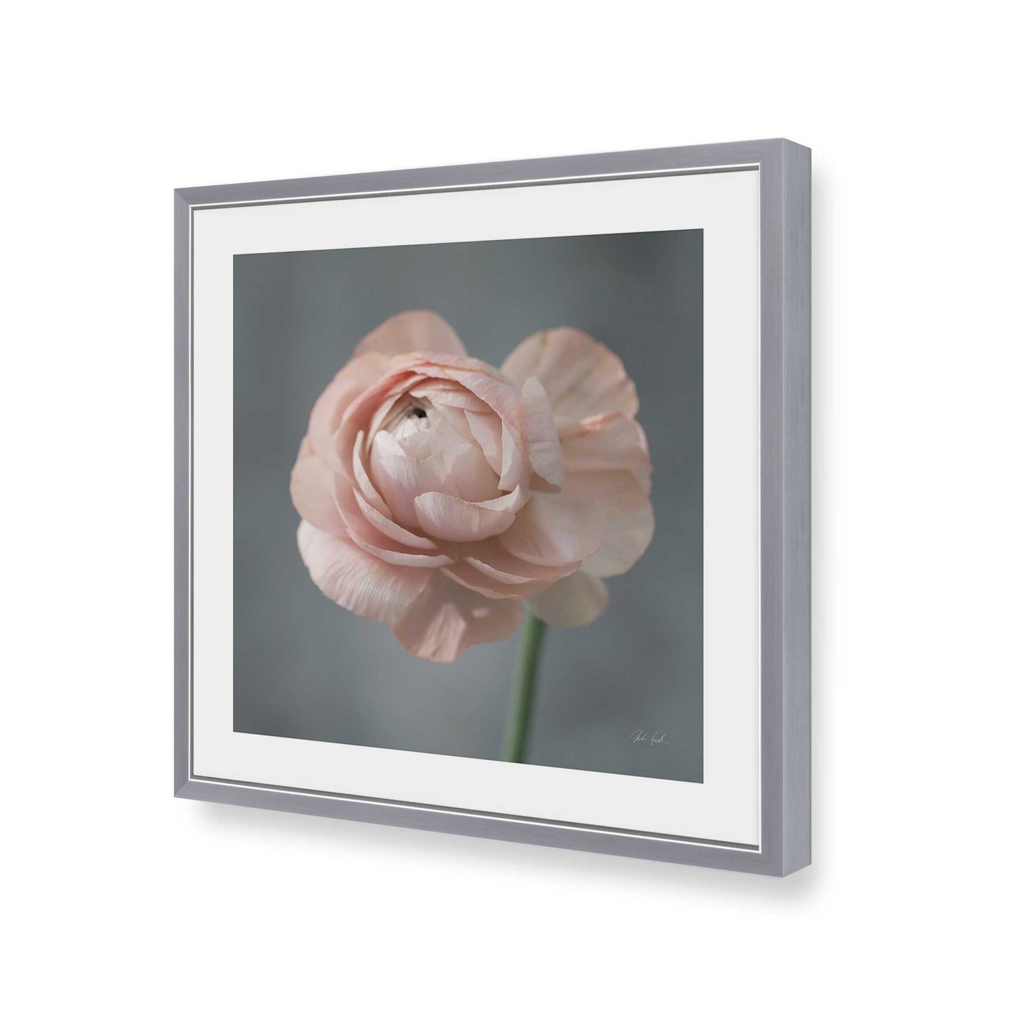[Color:Polished Chrome], Picture of art in a Polished Chrome frame of the corner