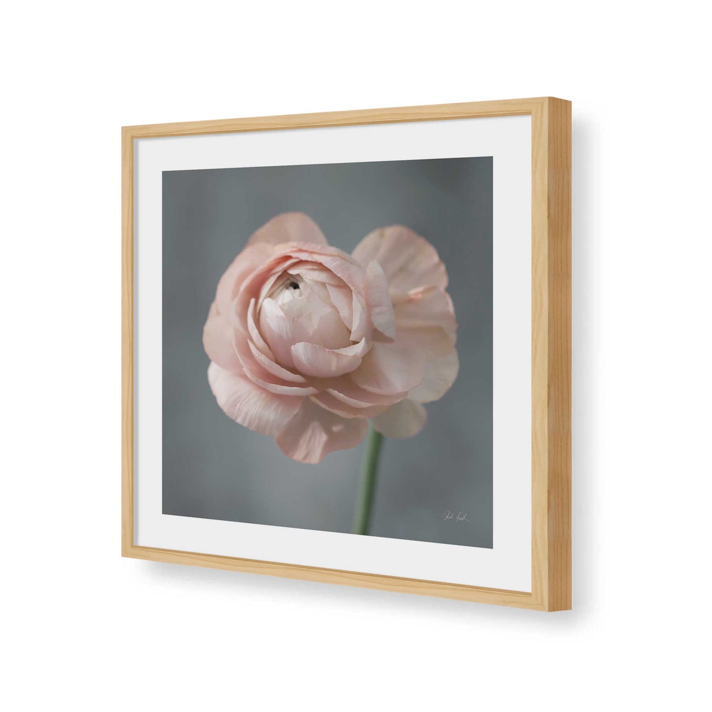 [Color:American Maple], Picture of art in a American Maple frame of the corner