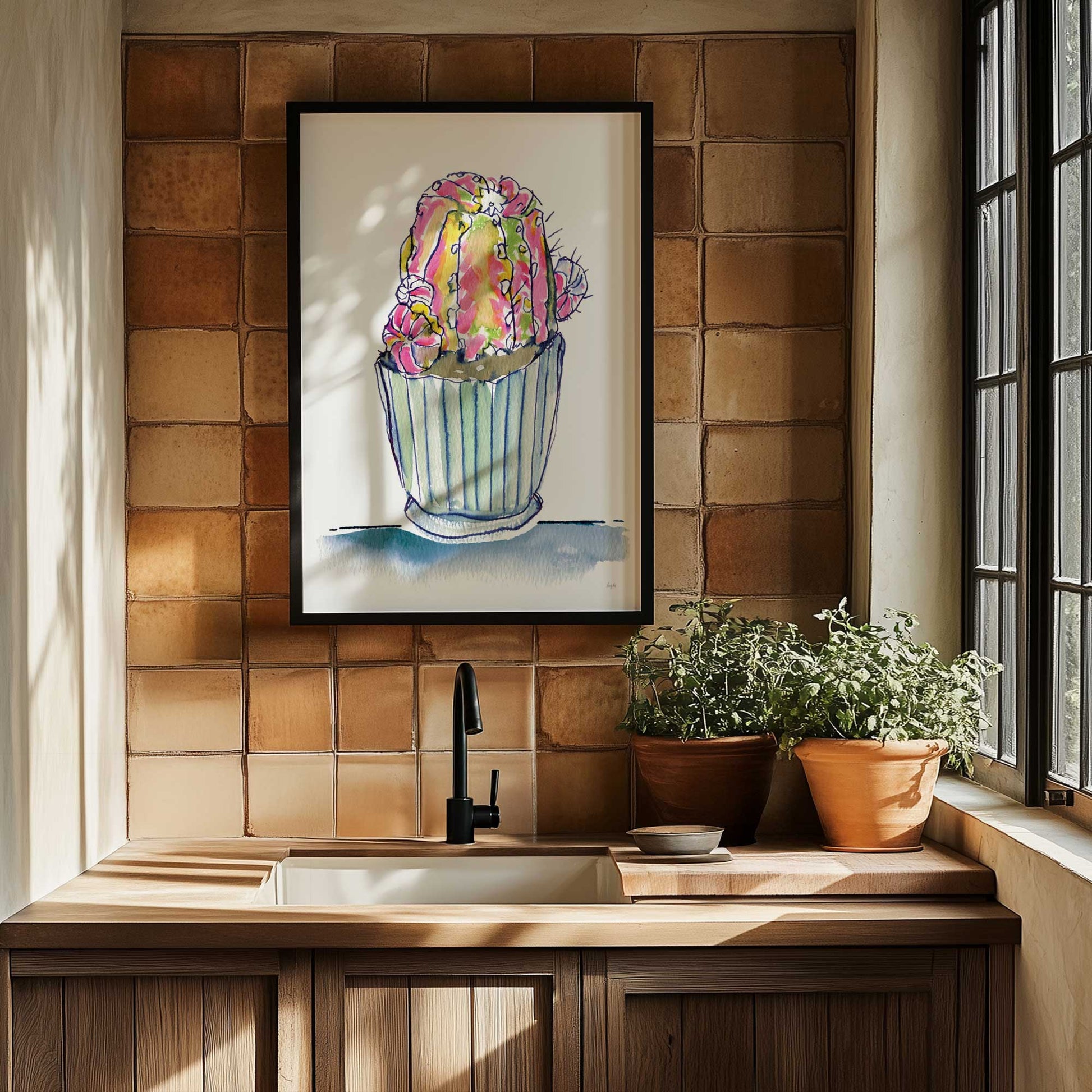 Picture of art in a room