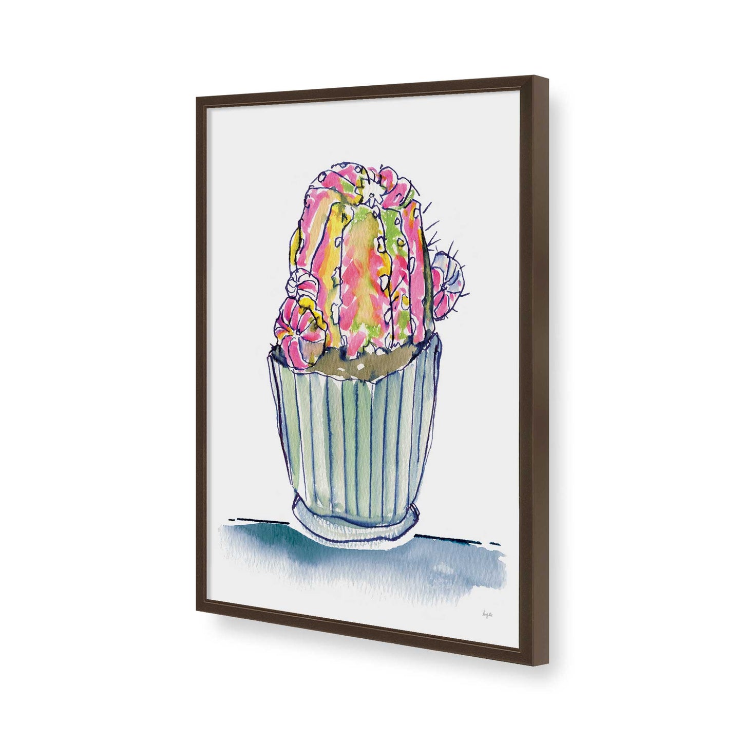 [Color:Belvinder Brown], Picture of art in a Belvinder Brown frame of the corner