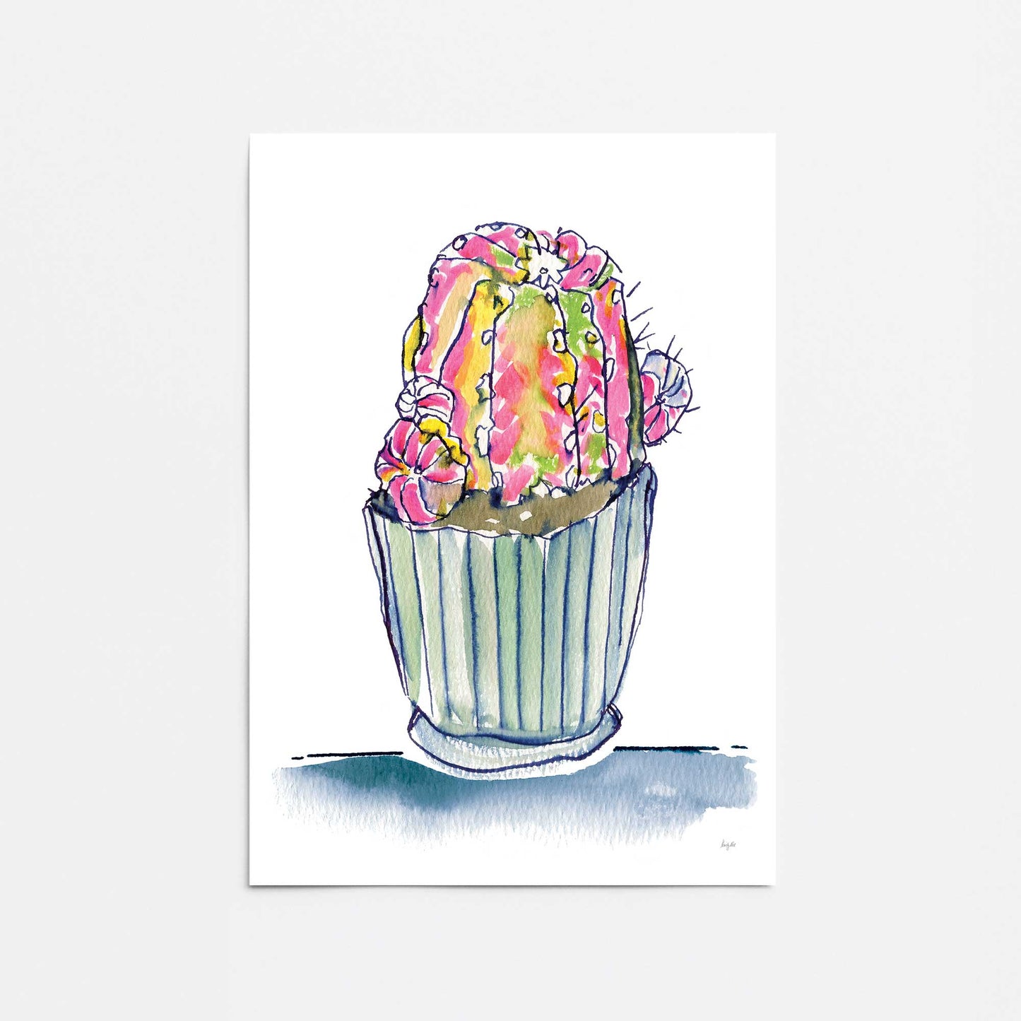 [Color:Rolled Print], Picture of close up of art