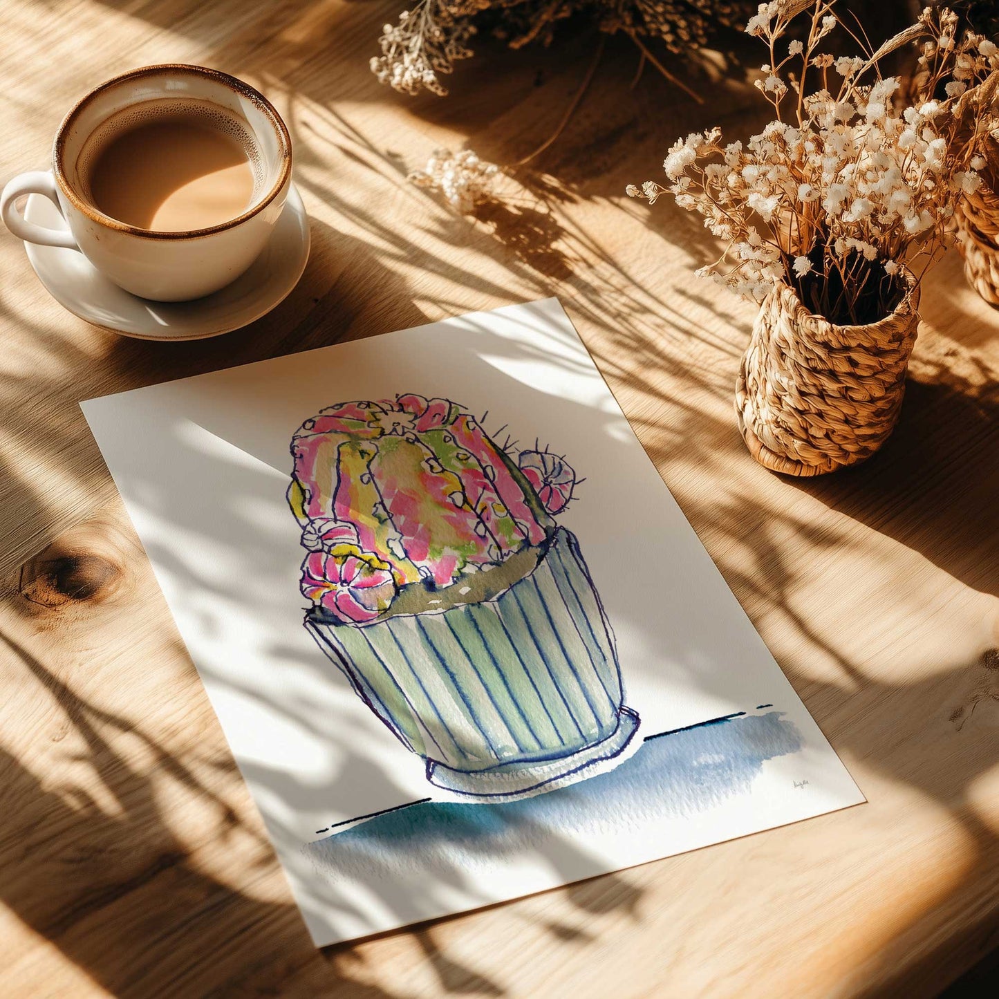 [Color:Rolled Print], Picture of close up of art