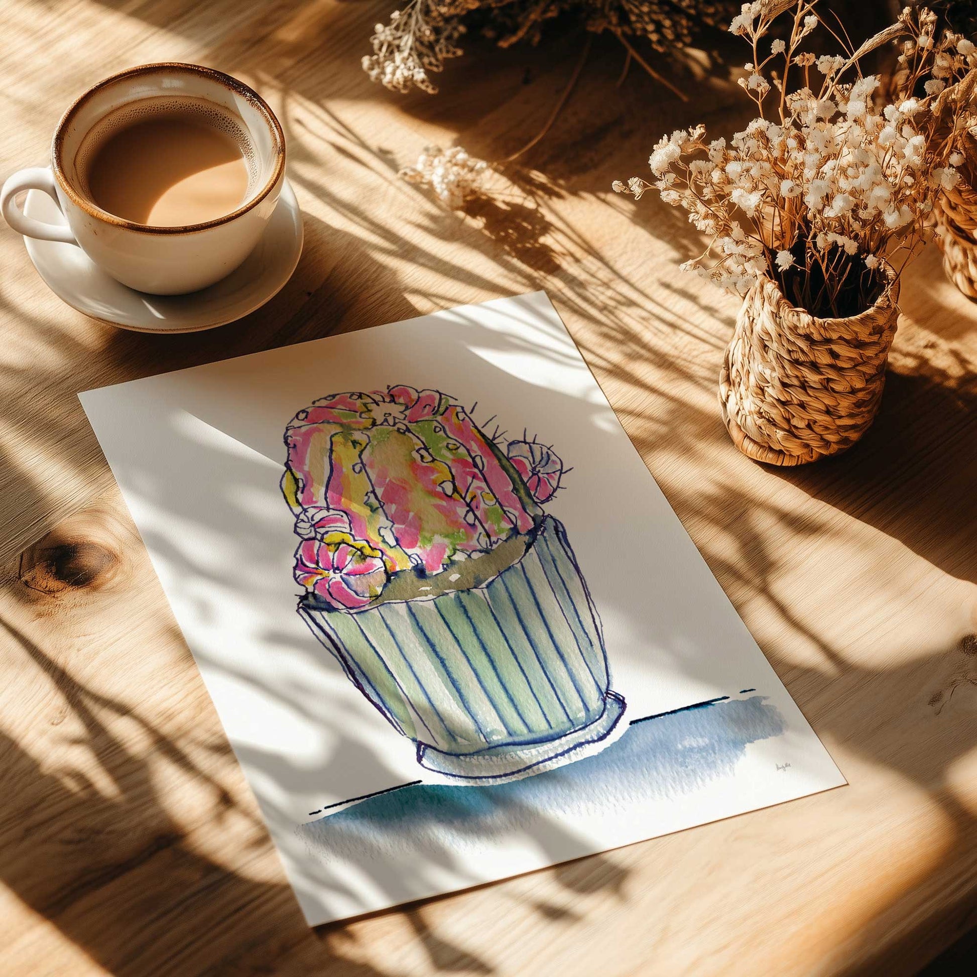 [Color:Rolled Print], Picture of close up of art