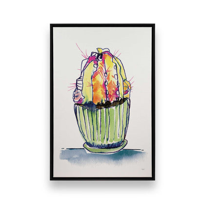 [Color:Satin Black], Picture of art in a Satin Black frame