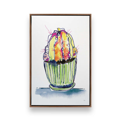 [Color:Walnut], Picture of art in a Walnut frame