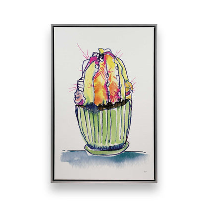 [Color:Polished Chrome], Picture of art in a Polished Chrome frame