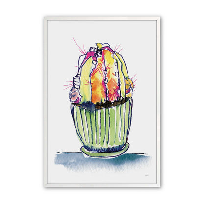 [Color:Opaque White], Picture of art in a Opaque White frame