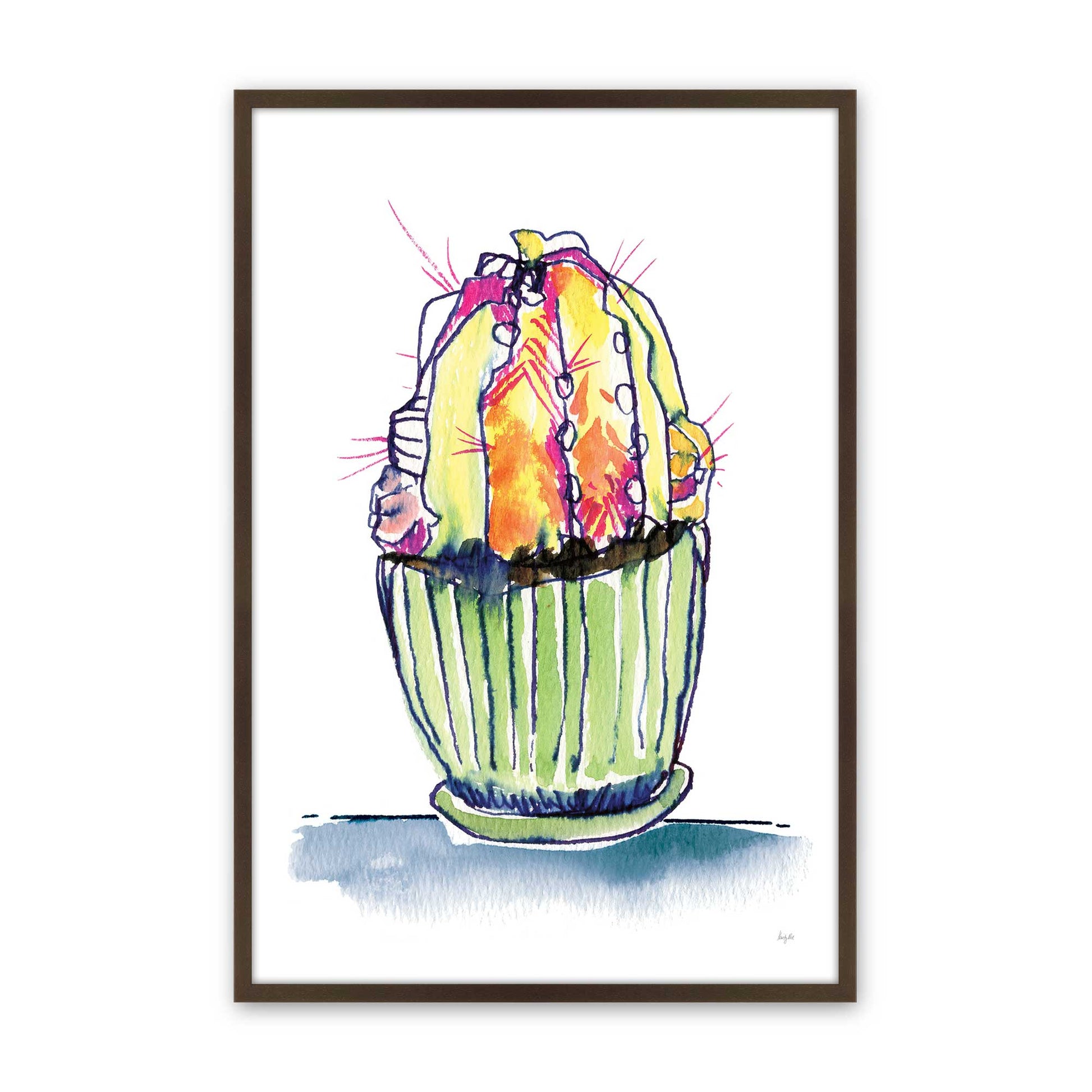 [Color:Belvinder Brown], Picture of art in a Belvinder Brown frame