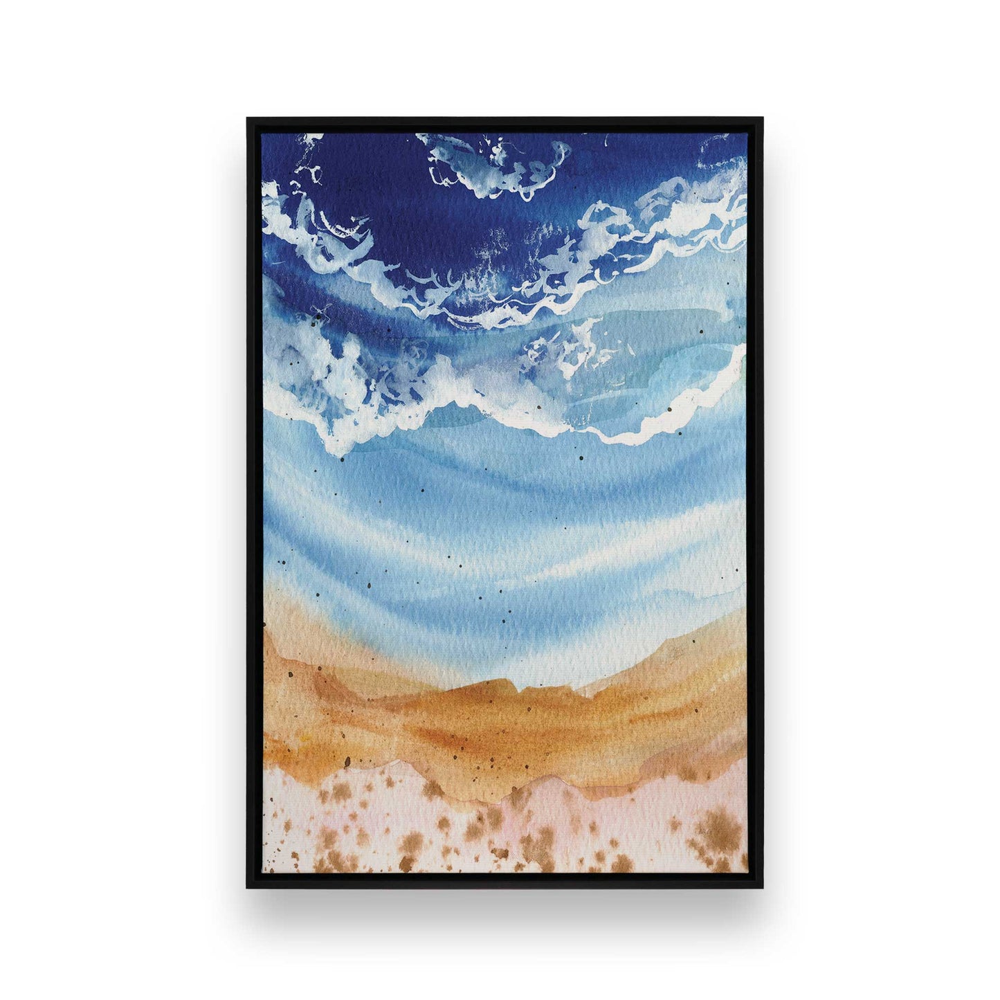 [Color:Satin Black], Picture of art in a Satin Black frame