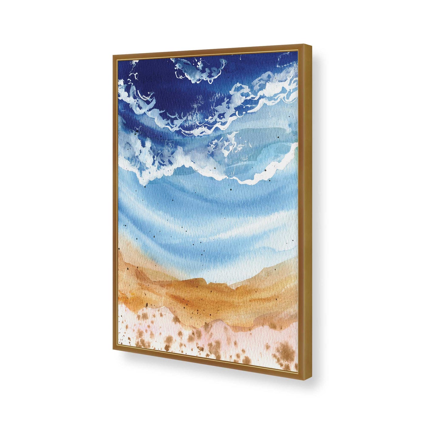 [Color:Polished Gold], Picture of art in a Polished Gold frame of the corner