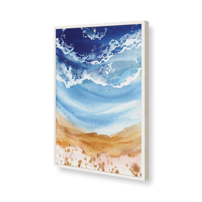 [Color:Opaque White], Picture of art in a Opaque White frame of the corner