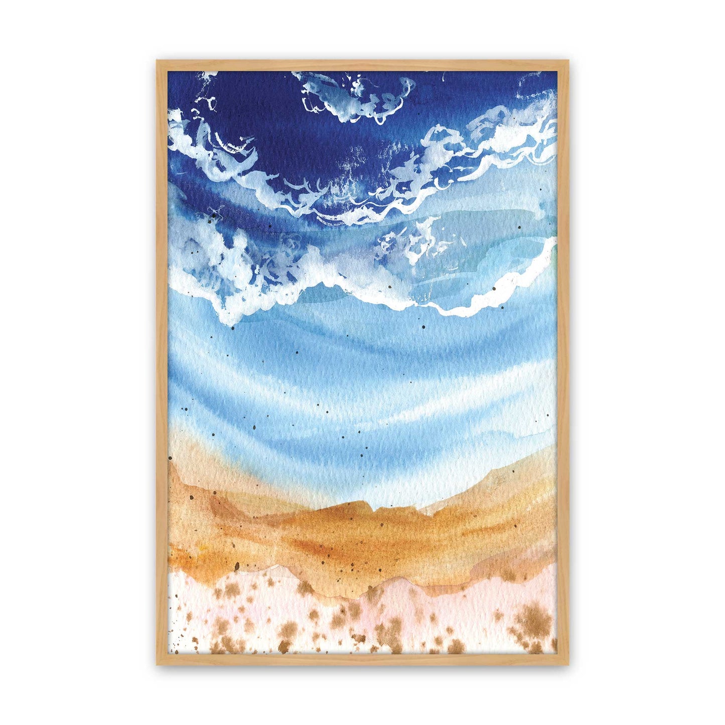 [Color:American Maple], Picture of art in a American Maple frame