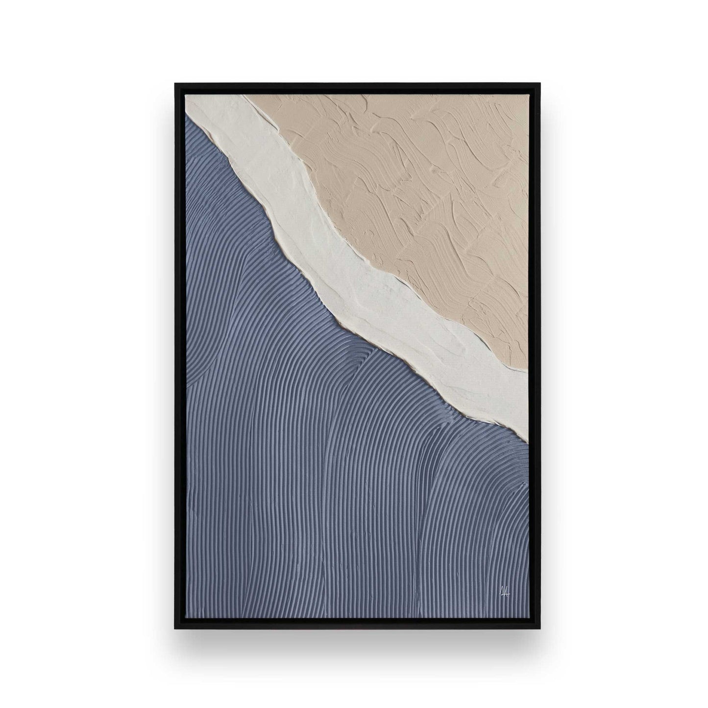 [Color:Satin Black], Picture of art in a Satin Black frame